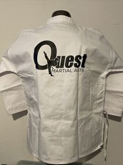 Martial Arts Uniform Quest Martial Arts White Gi, Pants and Belt Size 6 200cm