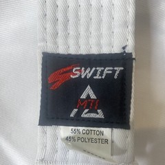 Swift MIT Tae Kwon Do Uniform Unisex Size 0 White Top Bottoms Belt MA