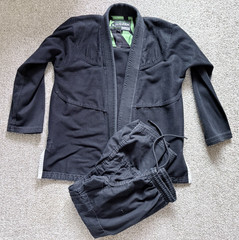Kaizen Athletic Kids BJJ Gi – Size K4 – Black (Jacket and Pants, no belt)