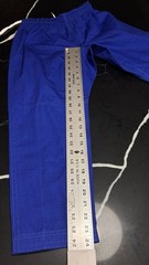 Hayabusa Kids BJJ Gi Y2 Blue Ripstop Pants 350GSM Pearl Weave NWT Jujitsu MMA