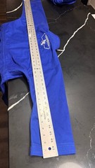 Hayabusa Kids BJJ Gi Y2 Blue Ripstop Pants 350GSM Pearl Weave NWT Jujitsu MMA
