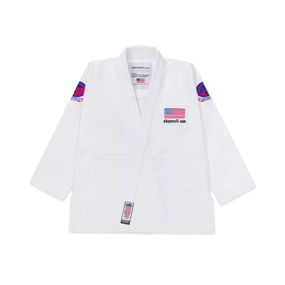 Shoyoroll 24 Americana Kimono White (ALL SIZES AVAILABLE)