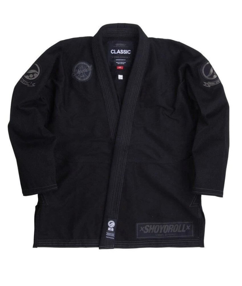 Shoyoroll Black BJJ Gi Batch 51 Ranked Classic jiu-jitsu Uniform With Bag
