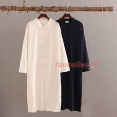 Womens Tai Chi Coat Chinese Tang Suit Top Martial Arts Kung Fu Uniform Vintage