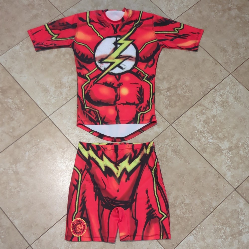 Flash compression set size XL for jujitsu /wrestling / rashguard /2- piece