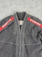 Koral BJJ Gi Jacket Kimono Top A2 Medium Gray Mens Adult Jiu Jitsu Training