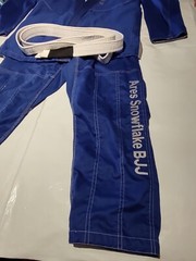 Karate Gi Martial Arts Uniform Costume Size A2 Blue Karate Dress For Adults