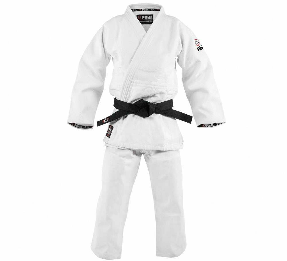 New Fuji Sports Mens Kids Womens Double Weave Judo Gi Kimono – White