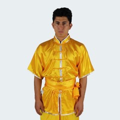 Silk Chinese Kung Fu Tai Chi Uniform Martial Arts Wushu Suit Mens Womens 3XS~4XL