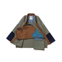 Albino And Preto Tranquility BJJ Gi | Jiu-Jitsu 350/450 GSM Kimono in All Sizes