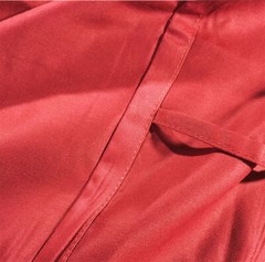 IAIDO broad SLEEVE RED GI large sleeves T/C jacket japanese kimono top COSPLAY
