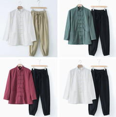 High Quality Chinese Kung Fu Linen Uniform Martial Arts Tai Chi Suit Wushu Suit