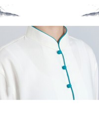 Summer Breathable Short Sleeve Kung Fu Shirts Wing Chun Training Vintage Sport
