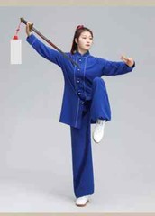 Tai Chi Clothes Wushu Kung Fu Dress Martial Art Uniform Long Sleeves Breathable
