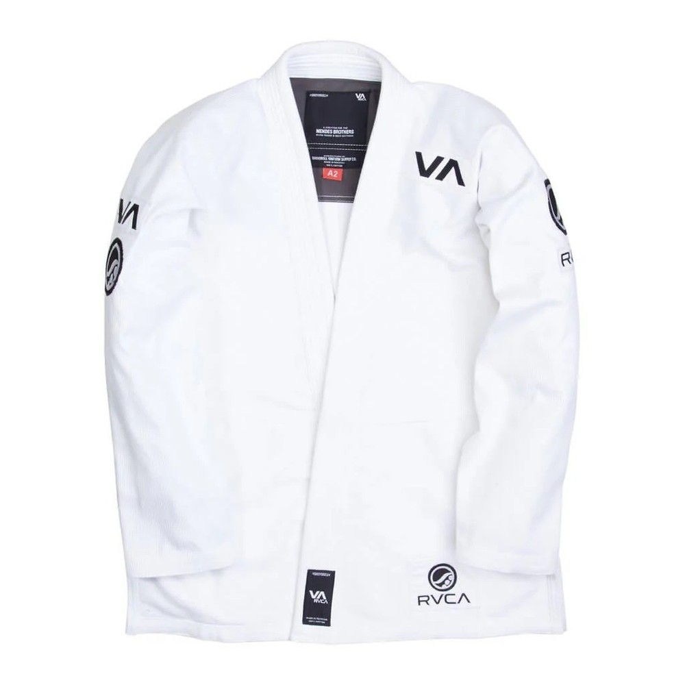 Shoyoroll batch 60 RVCA V2 BJJ White Kimono Jiu JITSU 450 GSM With Bag