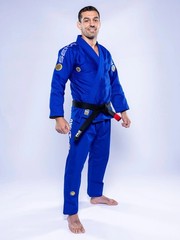 New Fuji Sports Sekai 3.0 „World” Mens Brazilian Jiu-Jitsu BJJ Gi – Blue/Yellow