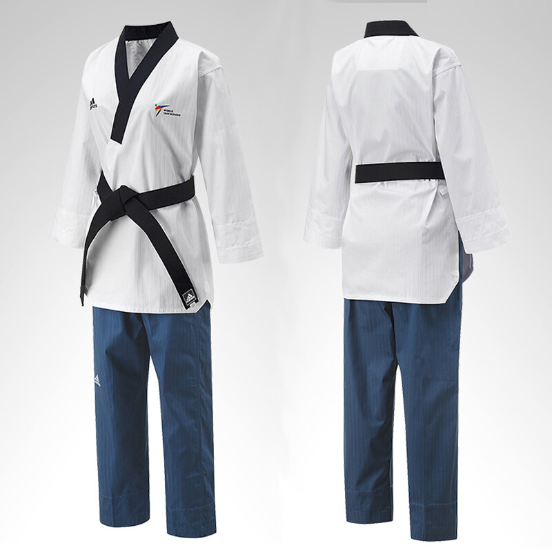 Kukkiwon Adidas Adi Club Taekwondo Poomsae Uniform Gi Dobok TKD Approved Female