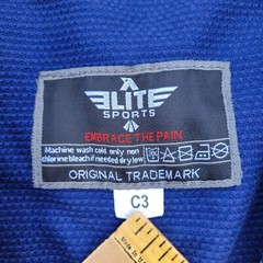 Elite Sports BJJ Gi Youth Size C3 Blue Brazilian Jiu Jitsu Top Martial Arts Kids