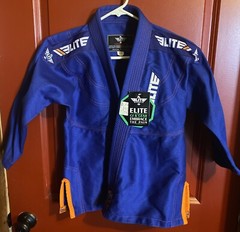 Elite Sports Gi Blue Youth Size C1 Bjj Jiu Jitsu New With Tags Martial Arts