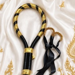 Mongkol Headband Prajiat Boxing Color Handmade Black Premium Armbands Muay Thai