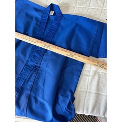 Fuji Judo Gi Uniform Size 2 Blue 65 Polyester 35 Cotton Made in USA