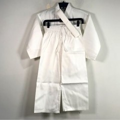Century CFMAF Lightweight Student Uniform with Belt, Unisex Size 0 – White