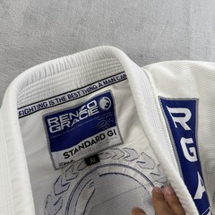 Renzo Gracie Academy RGA BJJ Gi White Size A1 Brazilian Jiu Jitsu Kimono