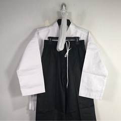 Martial Arts Super Kicks Masters Club Jacket & Belt, Unisex Size 3/170 – White