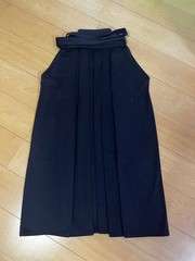 Japanese Kendo Hakama Pants Kimono Navy Blue Size 25 Junior High Student