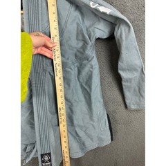 War Tribe The Reaper Jiu Jitsu Gi Jacket Grey W2 Women BJJ Kimono Top Honeycomb
