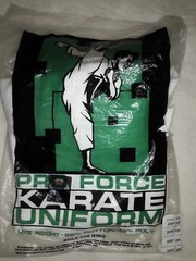 Pro Force Karate Uniform Gi Top,Pants and Belt Size 000 New Other Child