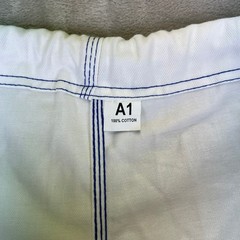 Sanabul Essentials v2 BJJ Gi White Blue A1 Brazilian Jiu Jitsu Kimono Uniform