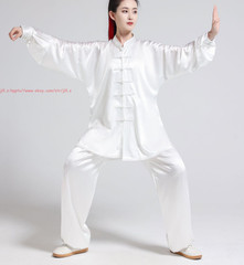 Women Mens Martial Arts Suit Chinese Traditional Tang Suit Tai Chi Kung Fu Sets
