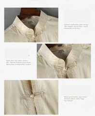 Men Martial Arts Wushu Tai Chi Sets Tang Suit Wing Chun Kung Fu Coat Pants Shirt
