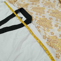 Adidas Taekwondo Vintage Korea White Men Uniform Shirt Kimono Size 6 200cm