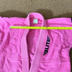 Elite Sports Pink BJJ Gi Jacket Womens Size F0 Martial Arts Jiu Jitsu Kimono
