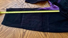 Sanabul martial arts Gi uniform top pants Ju Jitsu black purple size W1