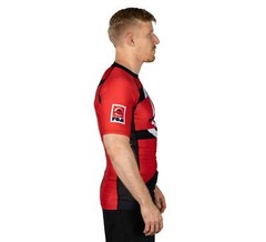 Fuji Vision MMA BJJ Jiu Jitsu ShortSleeve ShortSleeve SS Rashguard – Red
