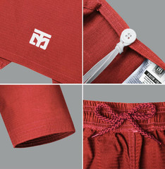 MOOTO MTX Slate Red Taekwondo Dobok Color Uniform WT Approved Performance