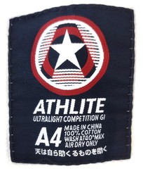 Scramble A4 Athlite Ultralite Competition Kimono Gi Top White