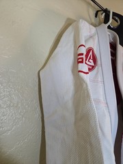 Gracie Barra Storm Kimono Jacket Only Adult Size A0 White MMA Jiu Jitsu BJJ GUC