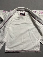 Fuji Kimono Champion Jacket W1 Cherry Blossom Jiu-Jitsu Gi Embroidered Cancer