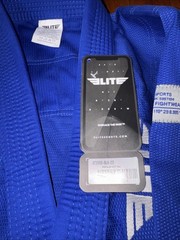 elite sports CO Kids Bjj et2500 blue gi Suit C3