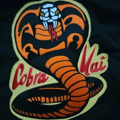 Cobra Kai Karate Taekwondo Approved Top Vest Size 00/120 Black Great Condition