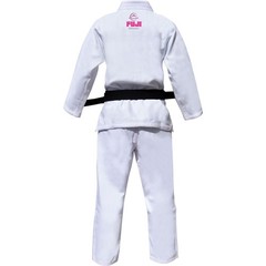 Gi Uniform Fuji IBJJF White & Pink 5’2″-5’5″ 120-140lb Womens M(W1) Jui-Jitsu