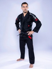 New Fuji Sports Sekai 3.0 „World” Mens Brazilian Jiu-Jitsu BJJ Gi – Black/Grey