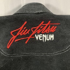 Venum C2 Challenger Series Youth BJJ Jiu Jitsu Gi Jacket Black Red 100% Cotton