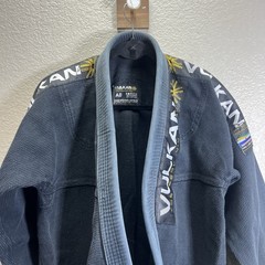 Men’s Vulkan The Real Jiu Jitsu Black Top Pro A0 Fight Wear 100% Cotton Jacket