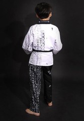 Mudoin Hunminjeongeum (Hangul) Taekwondo Korean Script Letters Open Dobok TKD