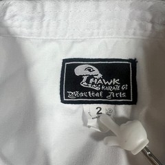 Hawk Sports Karate Gi Uniform Set Kids 2 White Cotton Belted Waist Straight Leg